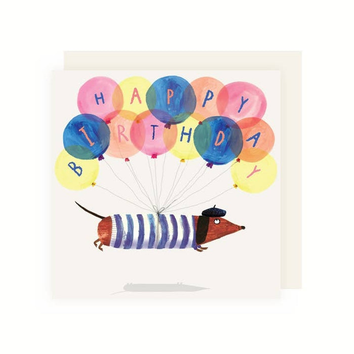 Carte d'anniversaire saucisse