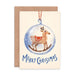 Kaart Merry Christmas | Reindeer Snowglobe Krossproducts | De online winkel voor hebbedingetjes