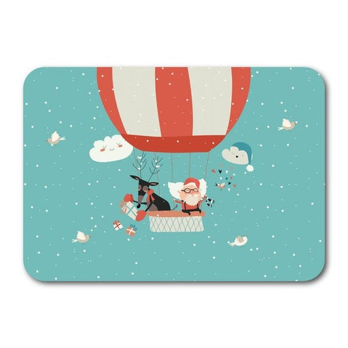 Kaart Reindeer and Santa Claus In a Balloon Krossproducts | De online winkel voor hebbedingetjes