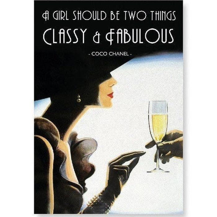 A4 Print A Girl Should Be Two Things Krossproducts | De online winkel voor hebbedingetjes