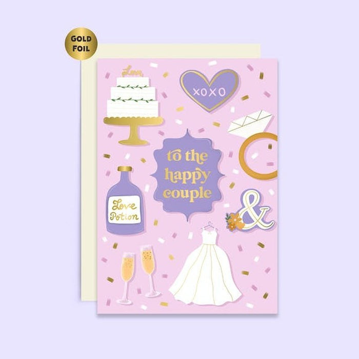 Kaart To The Happy Couple Krossproducts | De online winkel voor hebbedingetjes