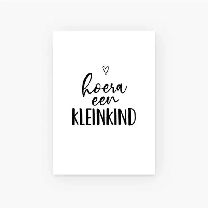 Kaart Hoera Een Kleinkind | Met Envelop