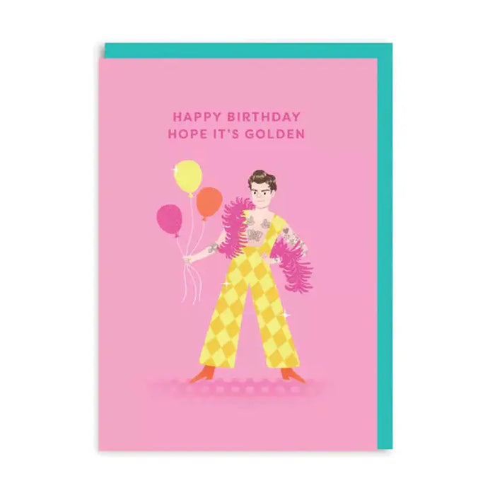 Carte Harry Styles Golden Birthday