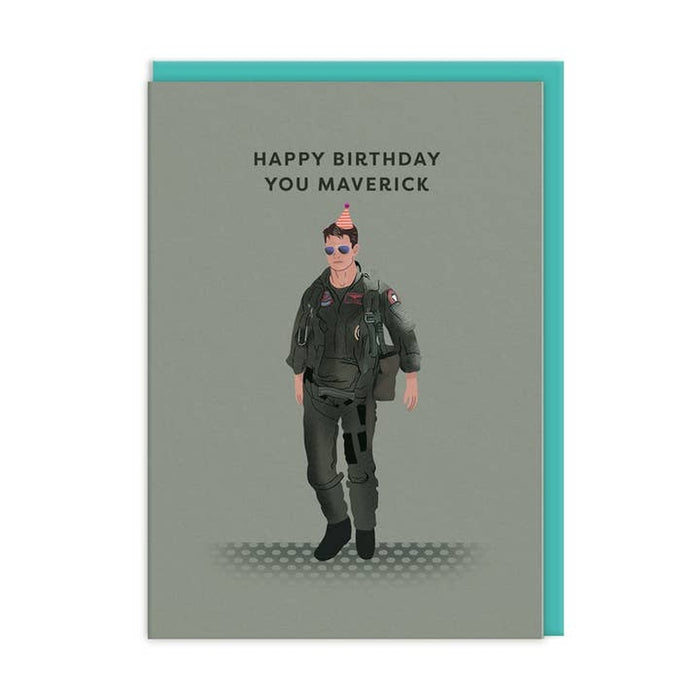 Carte Joyeux anniversaire Maverick