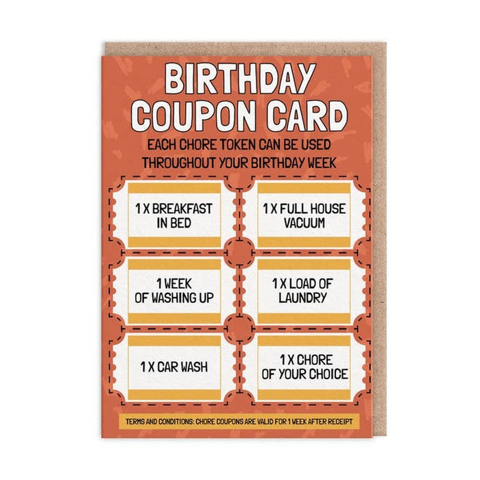 Kaart Birthday Week Coupon