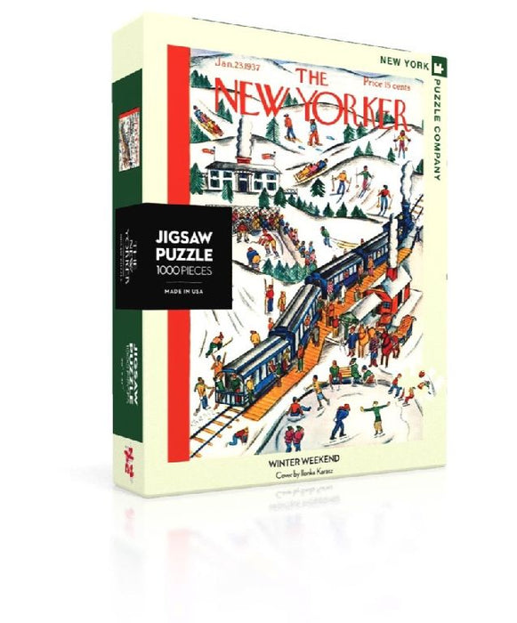 New York Puzzle Company Winter Weekend Puzzle 1000 pieces