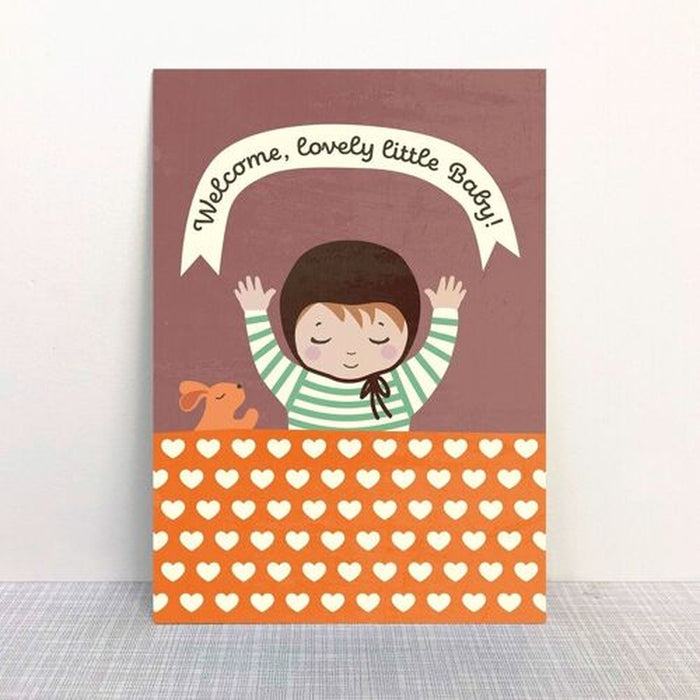 Kaart Welcome, Lovely Little Baby! | Met Envelop