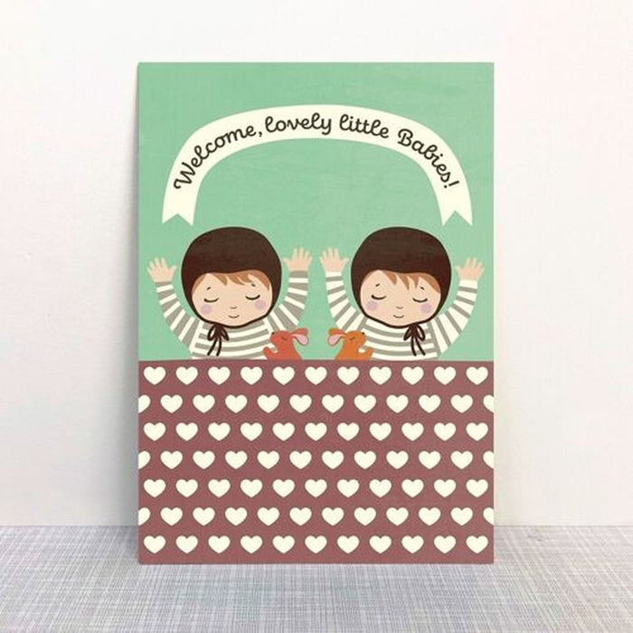 Kaart Welcome, Lovely Little Babies! | Met Envelop