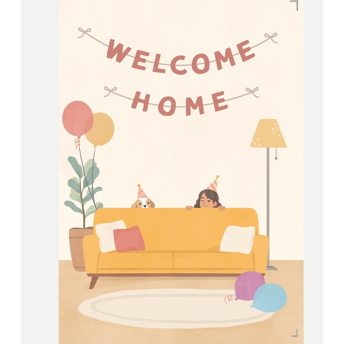 Card Welcome Home | Surprise Party