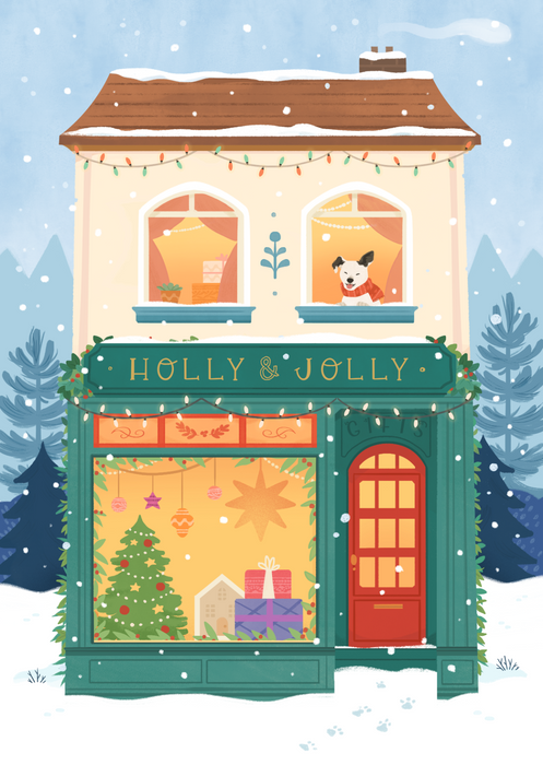 Carte Holly et Jolly