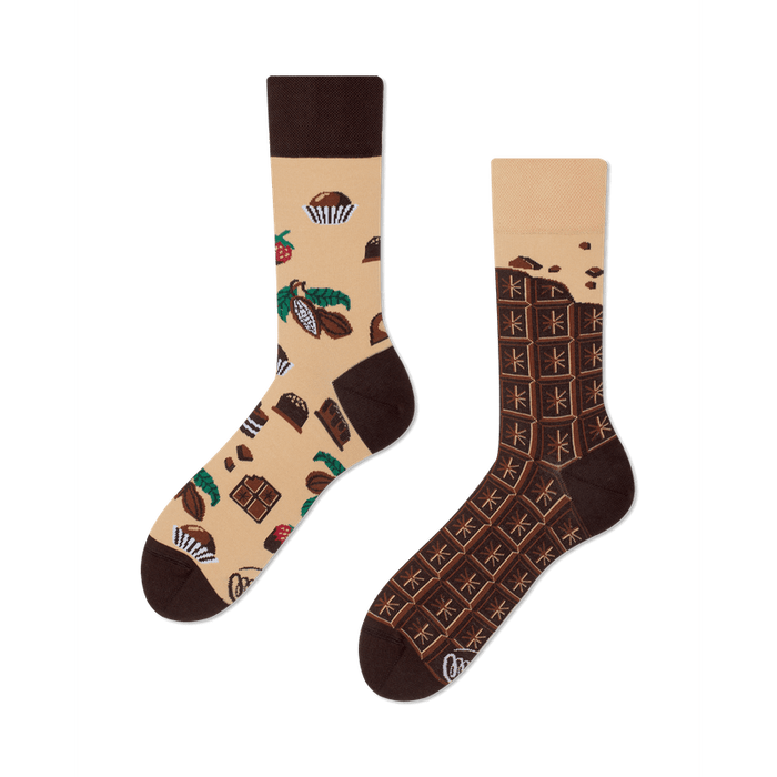 Many Mornings socks | Chocolate time