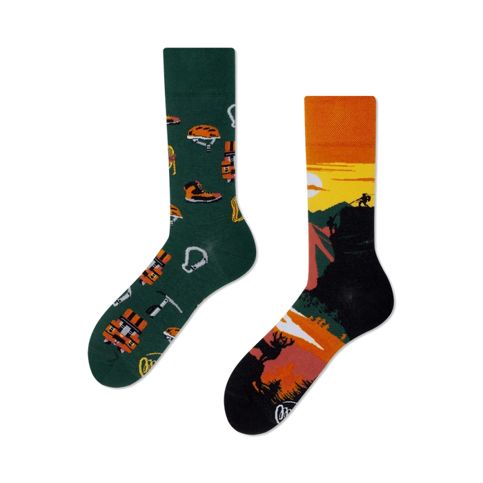 Many Mornings socks | Mountain Time