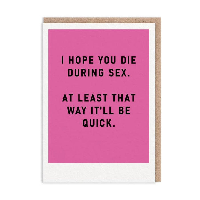 Card that killing sex