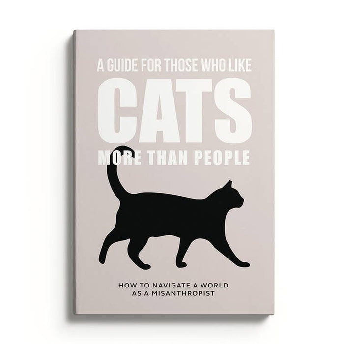 A5 cahier comme les chats plus que les gens