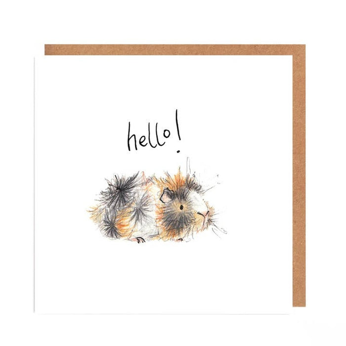 Kaart Hello! | Ruby Guinea Pig