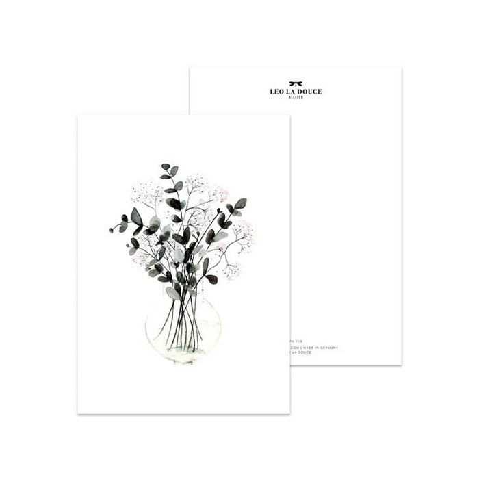 Postcard Pale Eucalyptus | An envelope