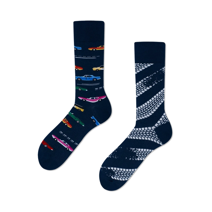 Many Mornings socks | Fast cars