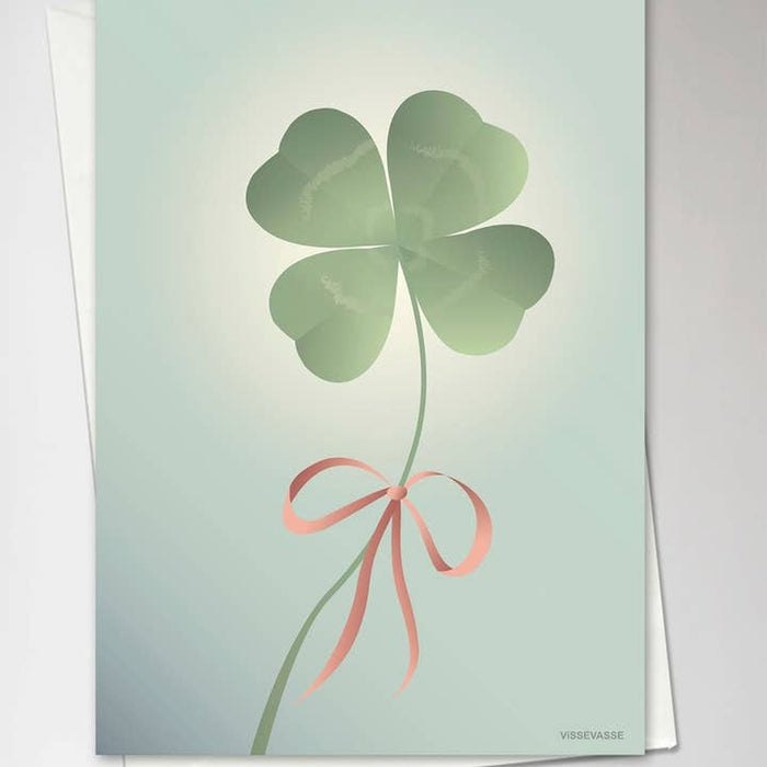 Card good luck | Clover