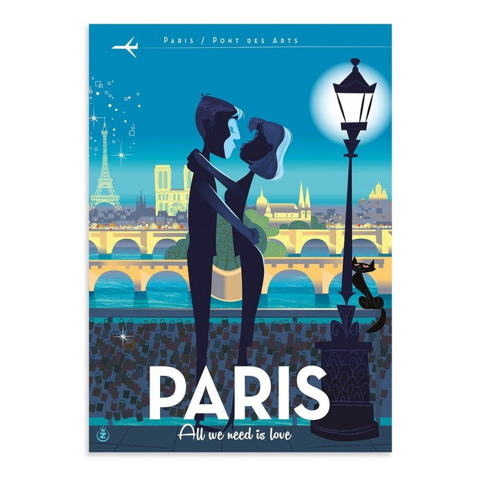 Kaart Paris Love Krossproducts | De online winkel voor hebbedingetjes