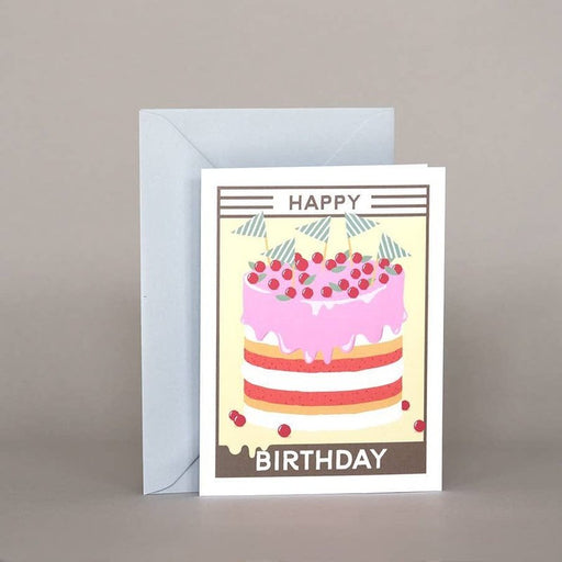 Kaart Happy Birthday | Taart Krossproducts | De online winkel voor hebbedingetjes