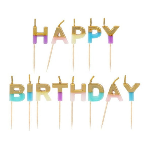 Happy Birthday Letter Kaarsen Krossproducts | De online winkel voor hebbedingetjes