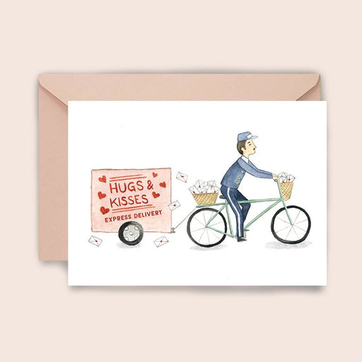 Kaart Hugs & Kisses Express Delivery Krossproducts | De online winkel voor hebbedingetjes