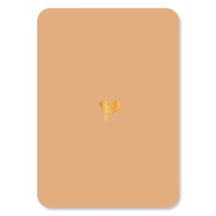 Foglio d'oro del cuore del cuore