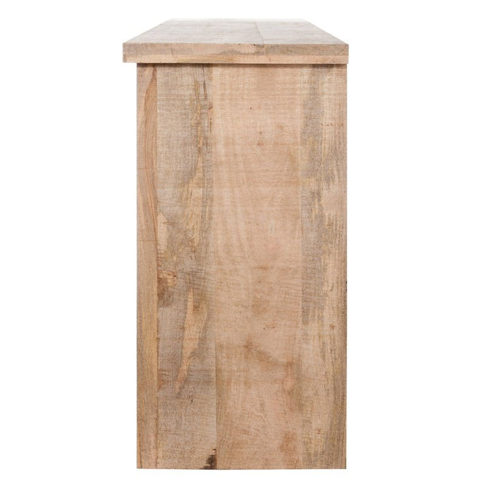 J-LINE BAR 3LADE+3SCHAP HOUT NAT 180.5x55x104.5cm Krossproducts | De online winkel voor hebbedingetjes