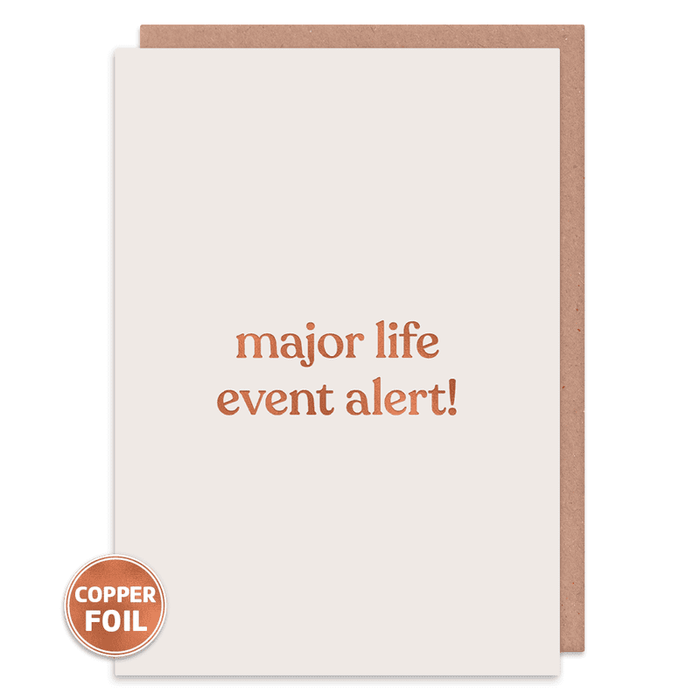 Kaart Major Life Event Alert Krossproducts | De online winkel voor hebbedingetjes