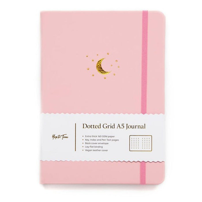 Yop & Tom A5 Bullet Journal | Maan | Div. Kleuren Krossproducts | De online winkel voor hebbedingetjes