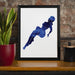 Blue Painted Lady Reclining Print | 30x40 Krossproducts | De online winkel voor hebbedingetjes