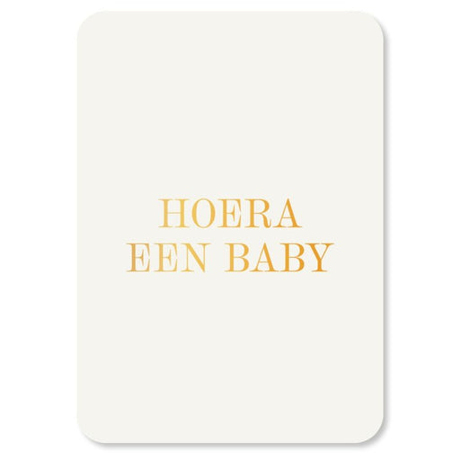 Kaart Hoera Een Baby Krossproducts | De online winkel voor hebbedingetjes