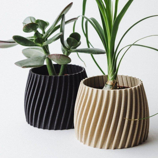 COPO Design Bloempot Trovex S | Gerecycled hout | Beige | Ø6cm Krossproducts | De online winkel voor hebbedingetjes