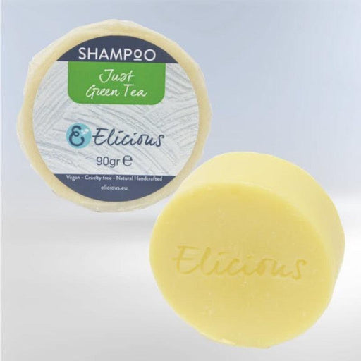 Elicious | Just Green tea | Beschadigd haar | Shampoobar Krossproducts | De online winkel voor hebbedingetjes