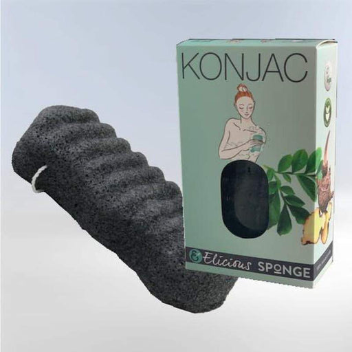 Elicious | Konjac Charcoal | Bad spons Krossproducts | De online winkel voor hebbedingetjes