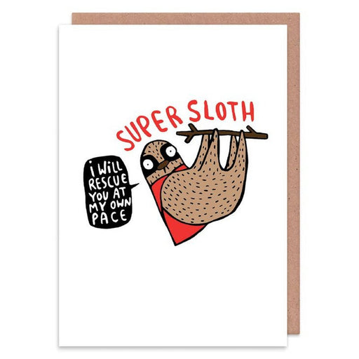 Kaart Super Sloth Krossproducts | De online winkel voor hebbedingetjes