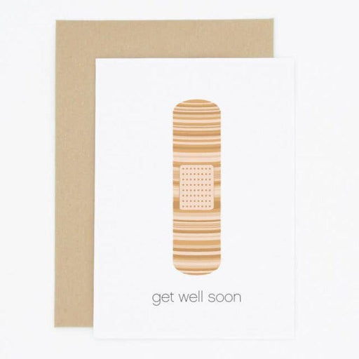 Kaart Get Well Soon | Pleister Krossproducts | De online winkel voor hebbedingetjes