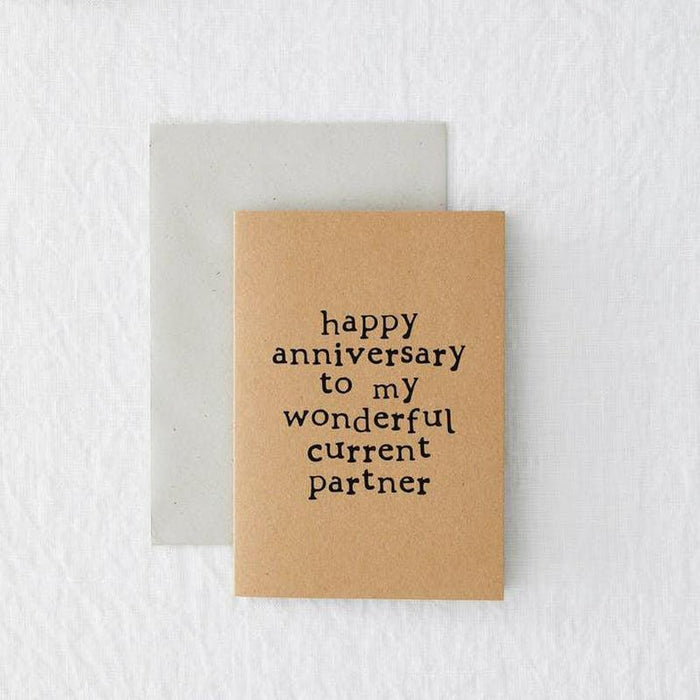 Kaart Happy Anniversary To My Wonderful Current Partner Krossproducts | De online winkel voor hebbedingetjes