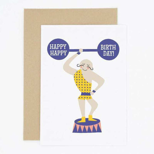 Kaart Happy Birthday | Circus Krossproducts | De online winkel voor hebbedingetjes