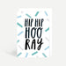 Kaart Hip Hip Hooray Krossproducts | De online winkel voor hebbedingetjes