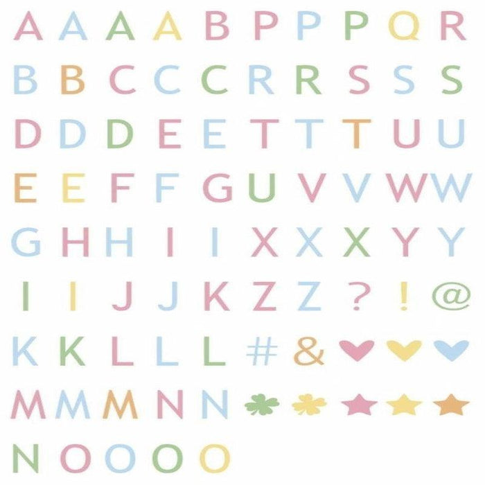 LEDR | Pastel Letters & Symbolen Set A3-A4 Krossproducts | De online winkel voor hebbedingetjes