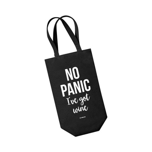 Wijntas Zwart- No panic I've got wine Krossproducts | De online winkel voor hebbedingetjes