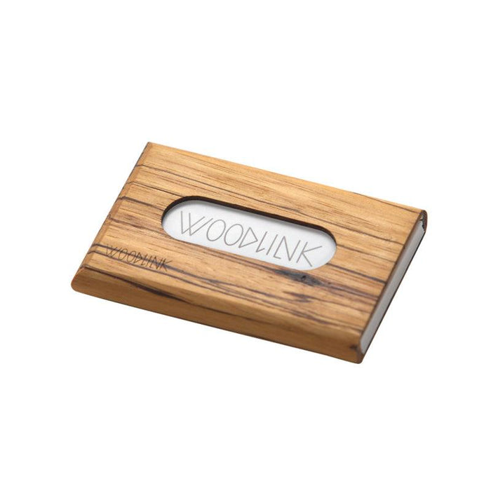 Woodlink | Pasjeshouder | Hout | Zebrano Krossproducts | De online winkel voor hebbedingetjes