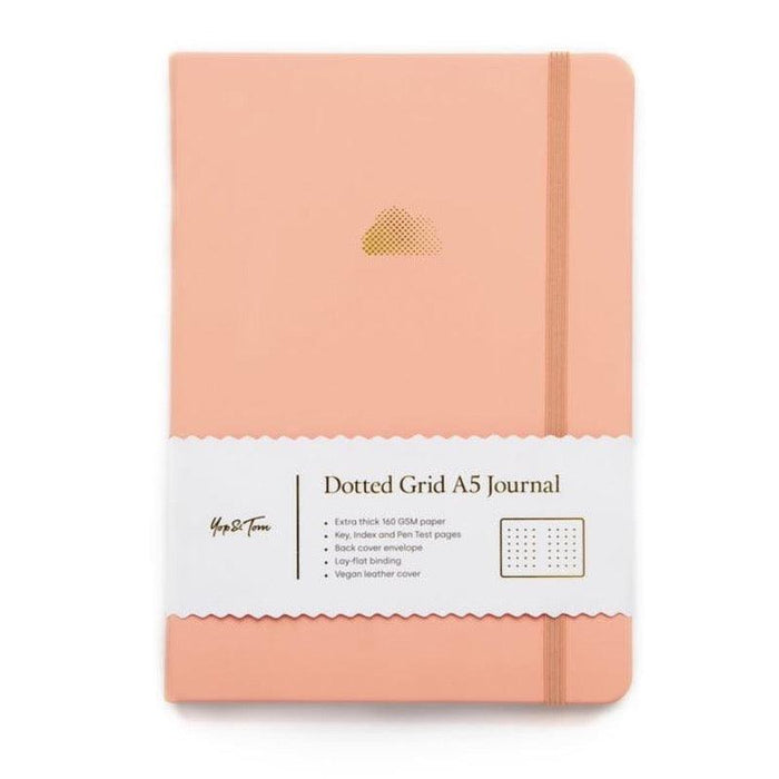 Yop & Tom A5 Bullet Journal | Wolk | Pastel Peach Krossproducts | De online winkel voor hebbedingetjes